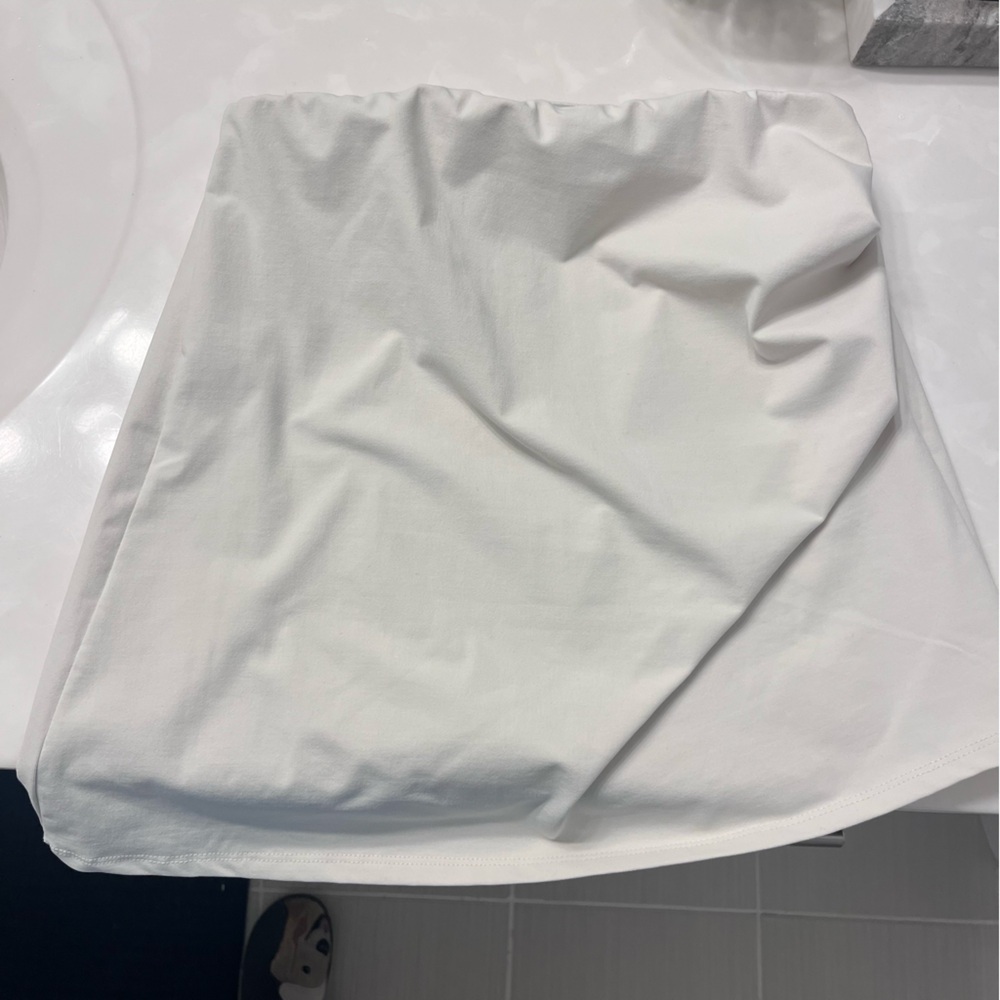 ASOS Asymmetrical White Skirt